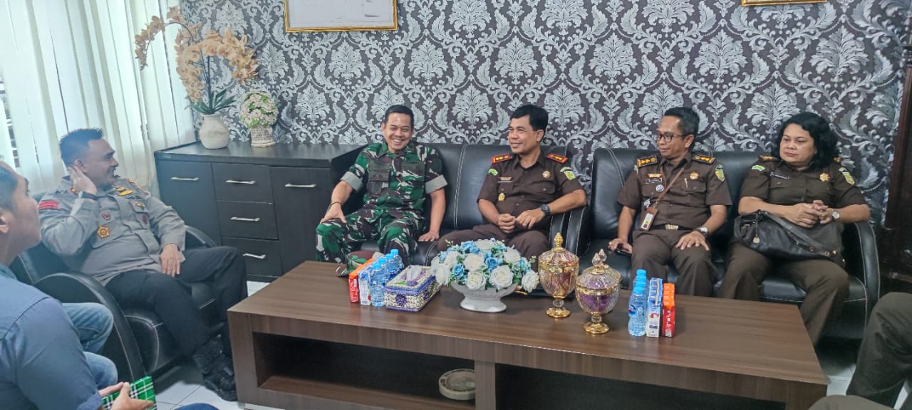 Asisten Pidana Militer Kejati Riau Laksanakan Kunker ke Kejari, Polres dan Kodim Indragiri Hulu